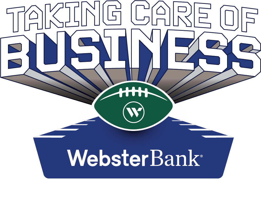 Taking Care of Business. Webster Bank: Official commercial bank of the Jets